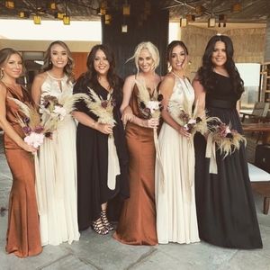 fame and partners theodora satin gown